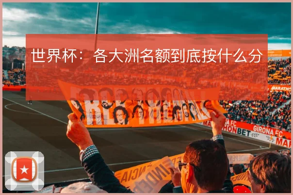 世界杯:各大洲名额到底按什么分